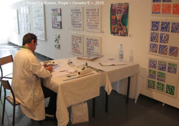 Projet E3 –Projet « Ouvertur’E », Ecrire. 2010 (Project « Opening’E », Writing, 2010.)