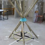 Dimitri Dimitriadès, Projet E3 –Projet « Sculptur'E 1, L'Union fait la force », essai de montage. (Project « Sculptur'E 1, Unity is strength », test of assembly, 2011)