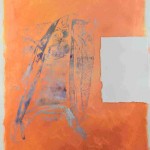 Projet E3 – Personnag’E, β. (Bêta) 404. 01. 2012. Acrylique sur papier. 65 x 50 cm. (Project E3 – Character’E, β. (Beta) 404. 01. 2012. Acrylic on paper, 25.5 x 19.6 inches.)