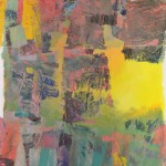 Projet E3 – Paysag’E, β. (Bêta) 534. 03. 2012. Acrylique sur papier. 65 x 50 cm. (Project E3 – Landscap’E, β. (Beta) 534. 03. 2012. Acrylic on paper, 25.5 x 19.6 inches.)
