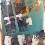 Projet E3 – Paysag’E, β. (Bêta) 536. 02. 2012. Acrylique sur papier. 65 x 50 cm. (Project E3 – Landscap’E, β. (Beta) 536. 02. 2012. Acrylic on paper, 25.5 x 19.6 inches.)