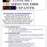 Projet E3 –Projet « Entraînement », L’Annonce 1. 2008 (Project « Training », The Announcement in french, 2008.)